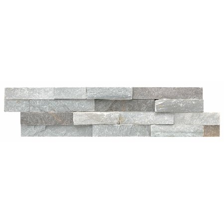 MSI Sierra Blue Splitface Ledger Panel SAMPLE Natural Quartzite Wall Tile ZOR-PNL-0068-SAM